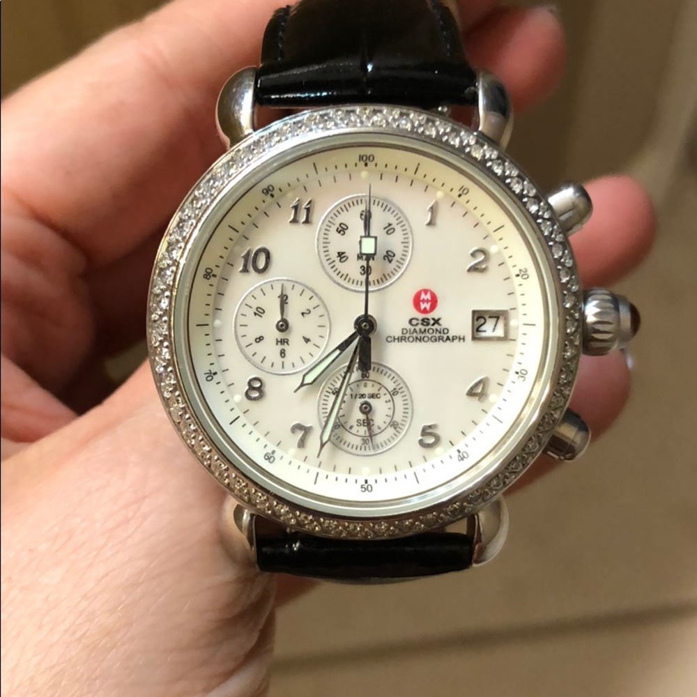 Michelle Watch CSX Diamond Chronograph Watch